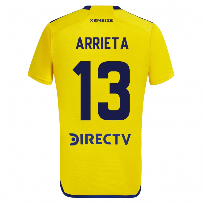 Homem Camisola Thomás Arrieta #13 Amarelo Alternativa 2023/24 Camisa Brasil