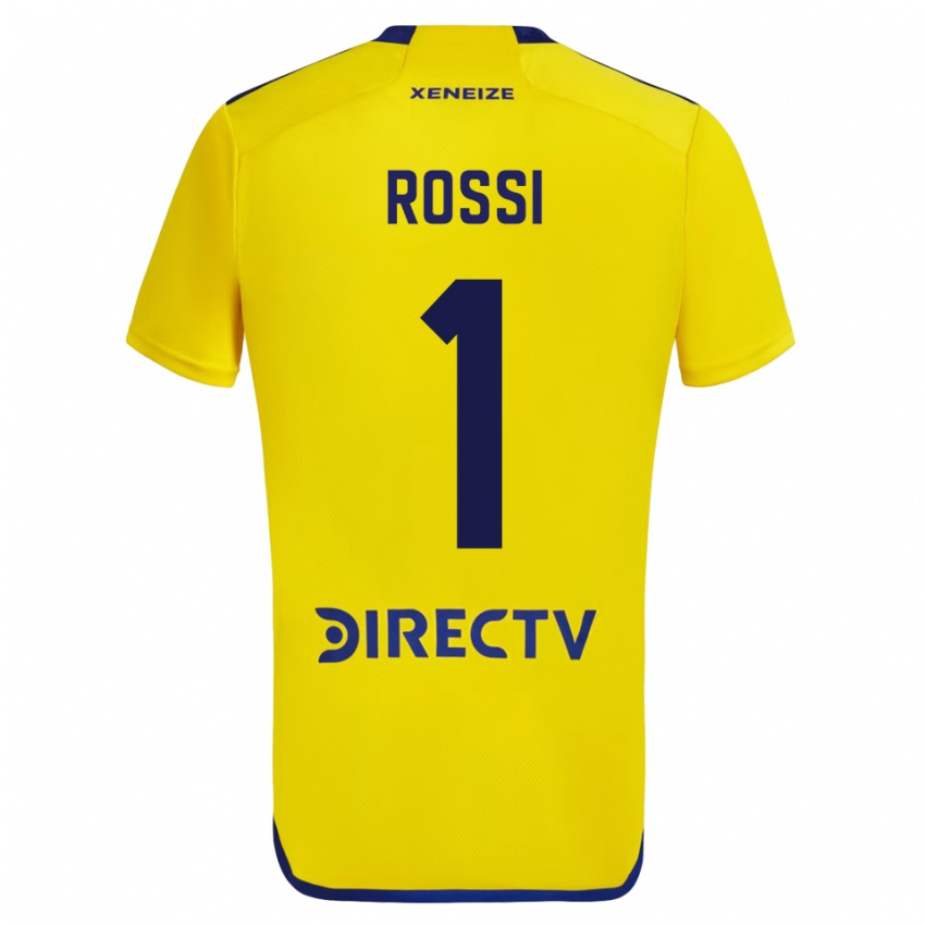 Homem Camisola Agustin Rossi #1 Amarelo Alternativa 2023/24 Camisa Brasil