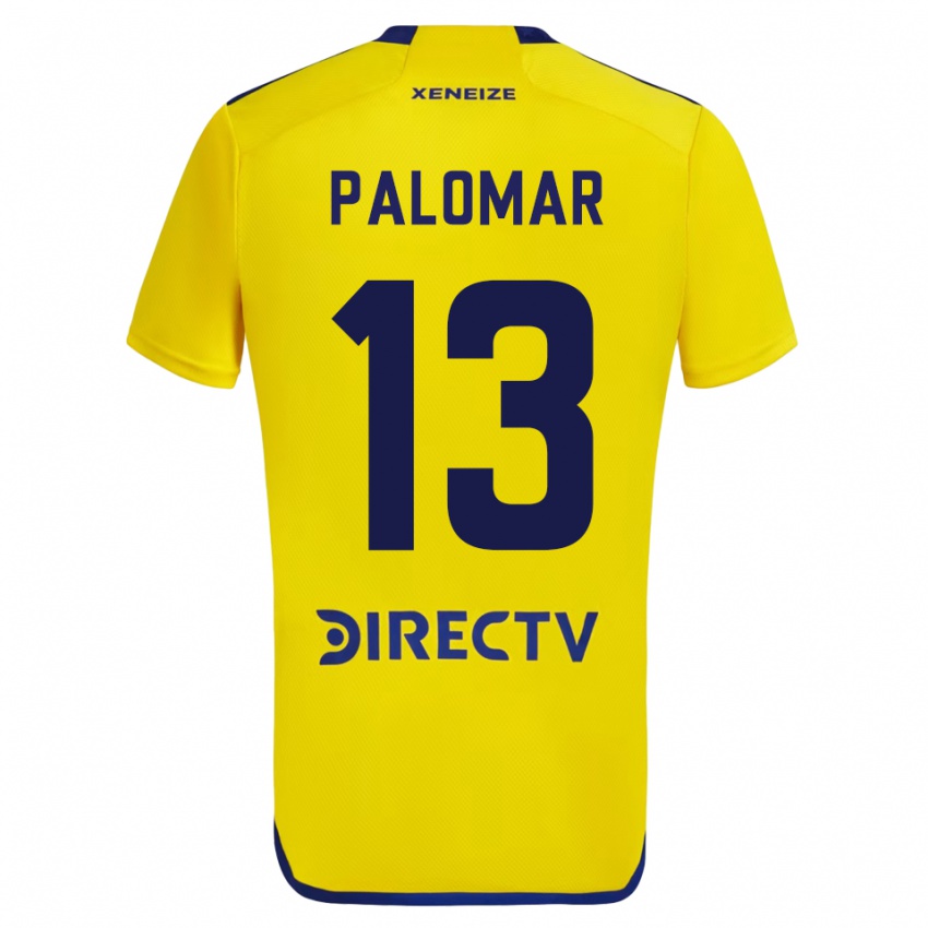 Homem Camisola Estefania Palomar #13 Amarelo Alternativa 2023/24 Camisa Brasil