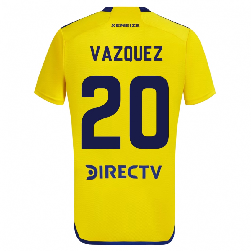 Homem Camisola Constanza Vazquez #20 Amarelo Alternativa 2023/24 Camisa Brasil