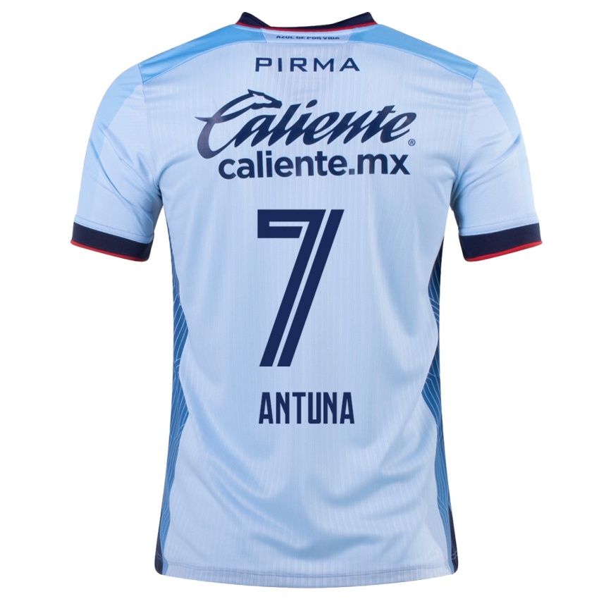 Homem Camisola Uriel Antuna #7 Céu Azul Alternativa 2023/24 Camisa Brasil
