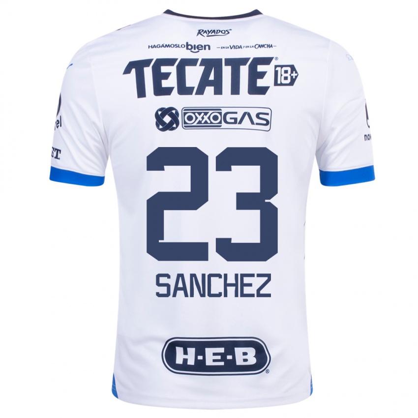 Homem Camisola Gustavo Sanchez #23 Branco Alternativa 2023/24 Camisa Brasil