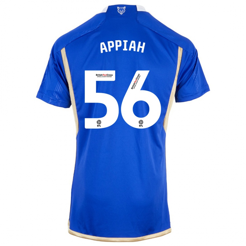 Mulher Camisola Paul Appiah #56 Azul Real Principal 2023/24 Camisa Brasil