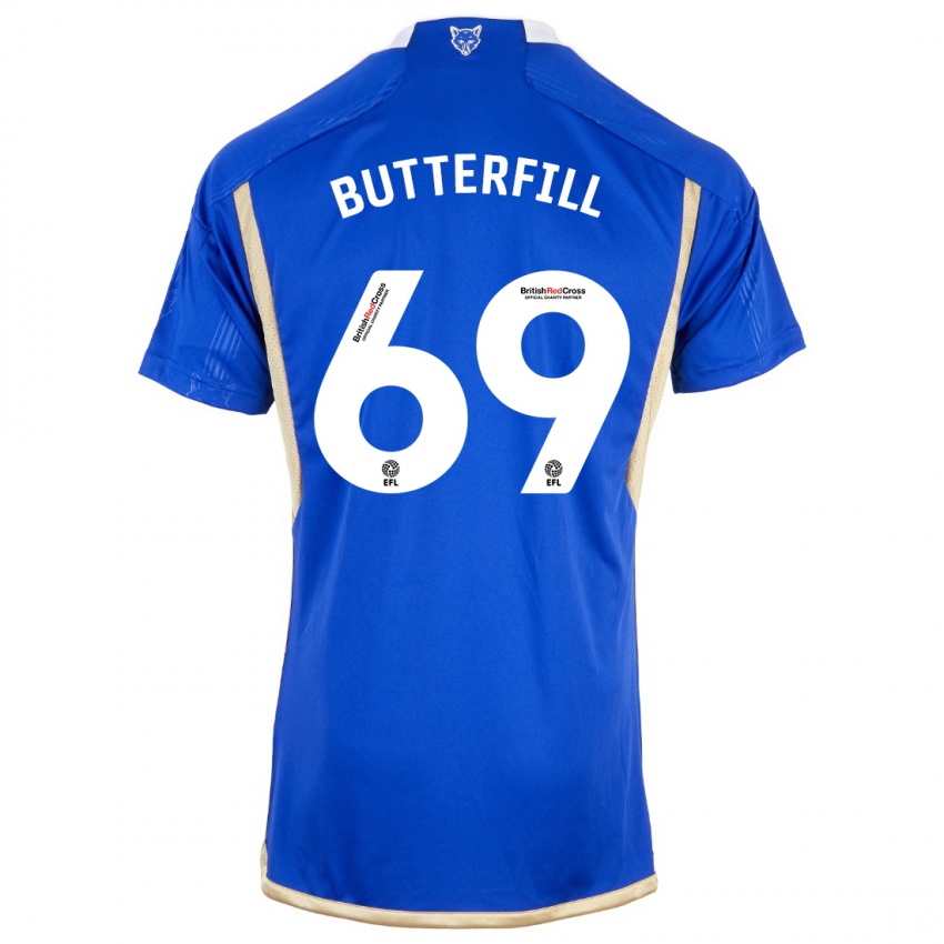 Mulher Camisola Jack Butterfill #69 Azul Real Principal 2023/24 Camisa Brasil