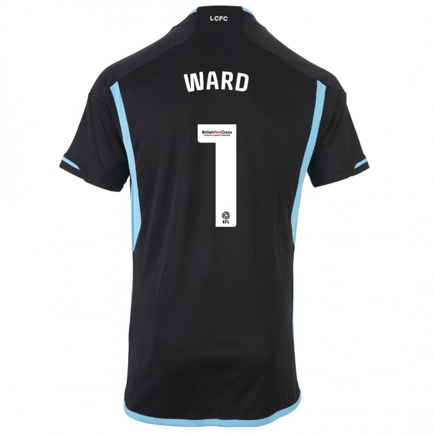 Mulher Camisola Danny Ward #1 Preto Alternativa 2023/24 Camisa Brasil