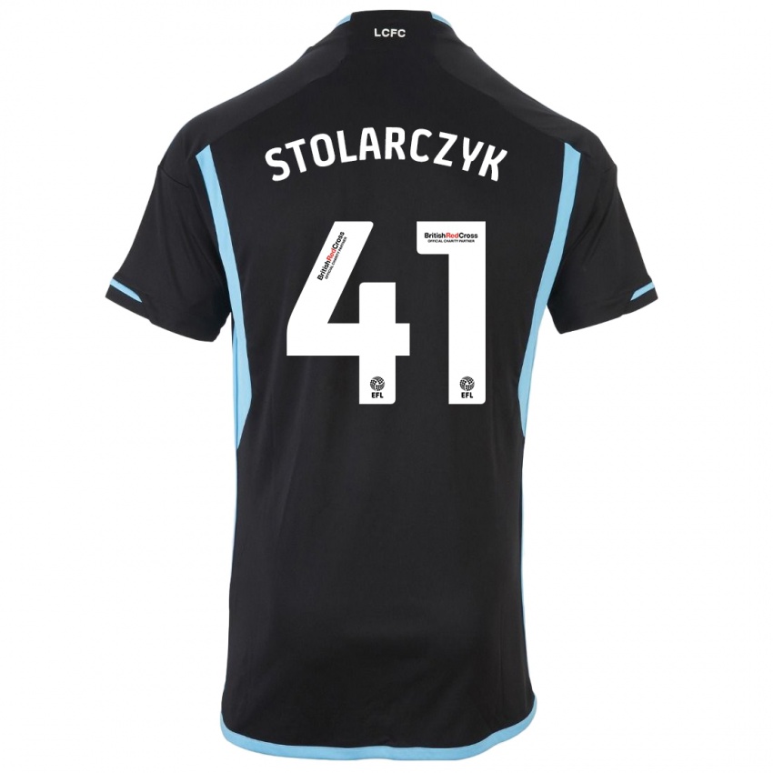 Mulher Camisola Jakub Stolarczyk #41 Preto Alternativa 2023/24 Camisa Brasil