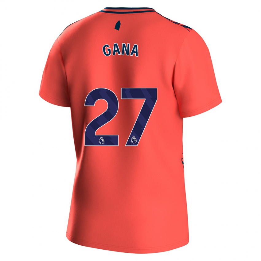 Mulher Camisola Idrissa Gueye #27 Corais Alternativa 2023/24 Camisa Brasil