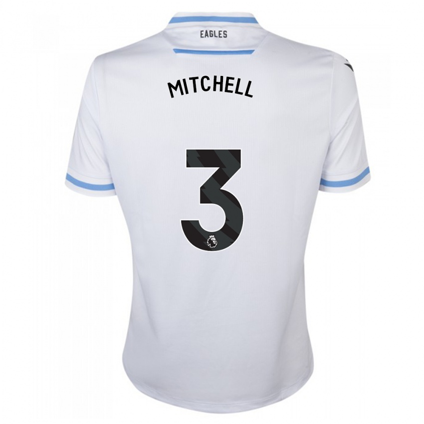 Mulher Camisola Tyrick Mitchell #3 Branco Alternativa 2023/24 Camisa Brasil