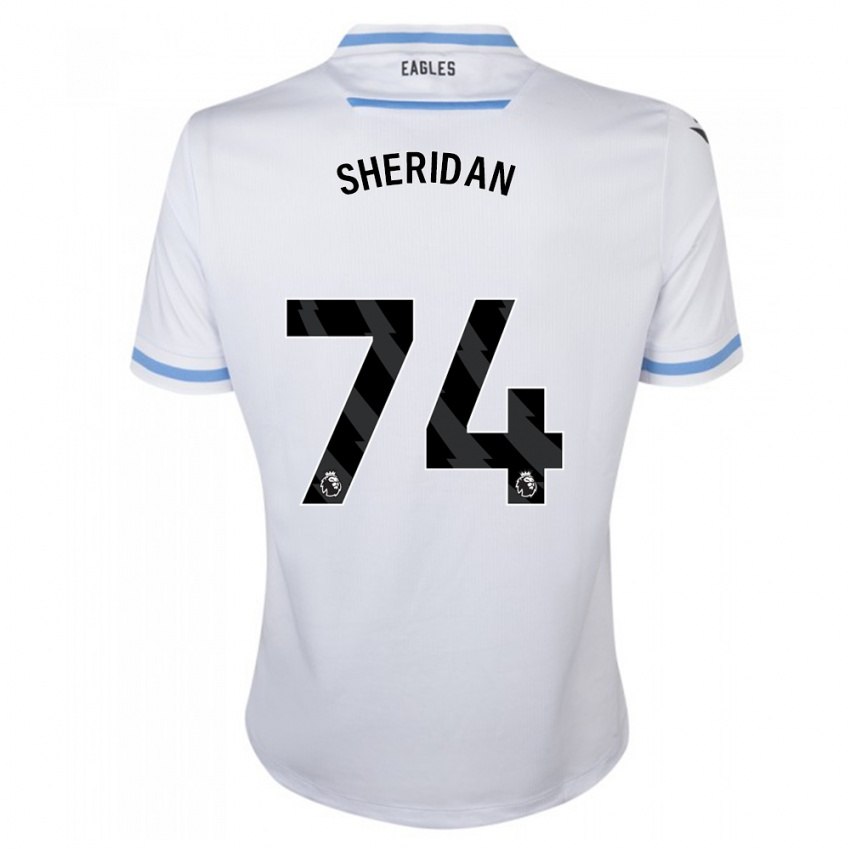 Mulher Camisola Joe Sheridan #74 Branco Alternativa 2023/24 Camisa Brasil