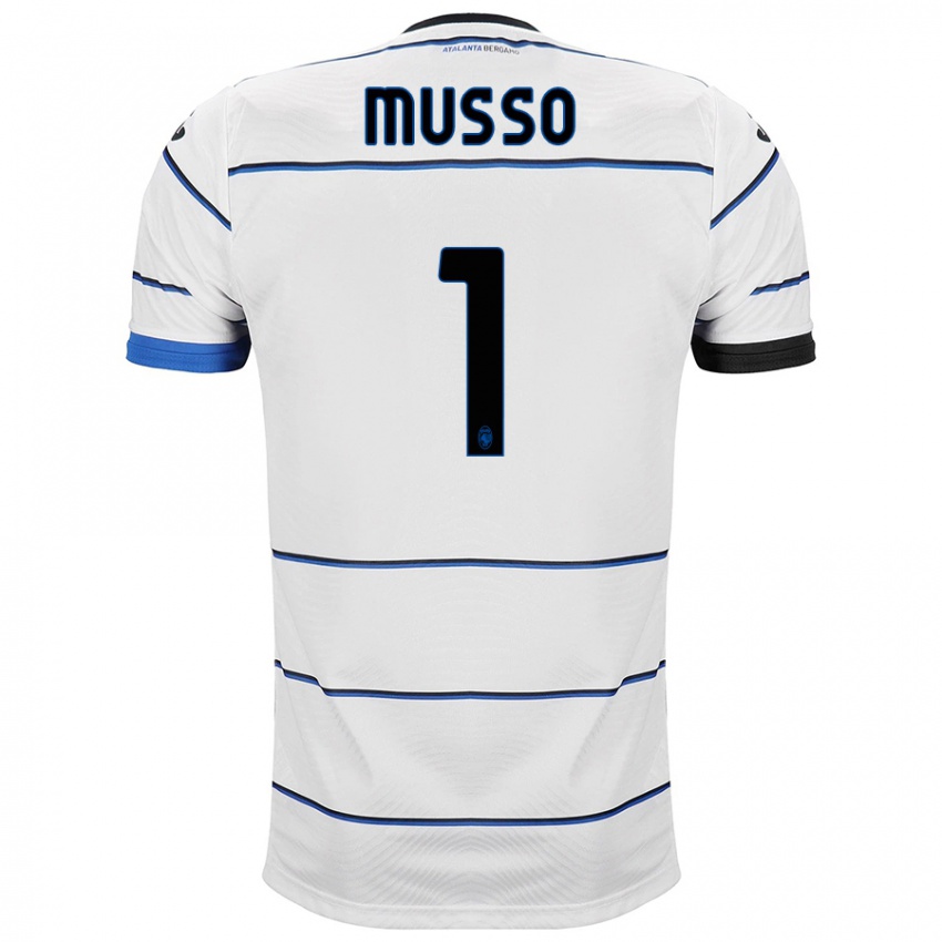 Mulher Camisola Juan Musso #1 Branco Alternativa 2023/24 Camisa Brasil