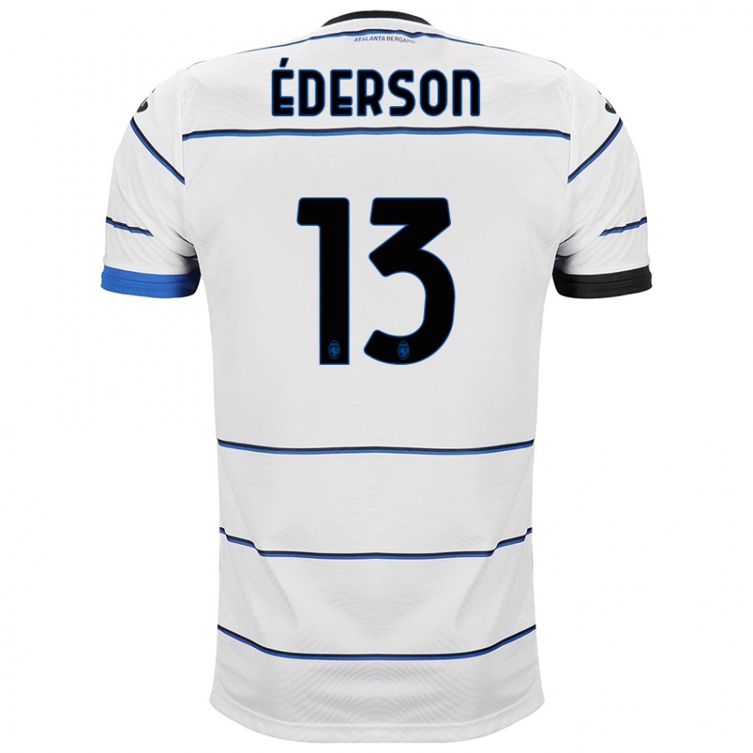 Mulher Camisola Ederson #13 Branco Alternativa 2023/24 Camisa Brasil