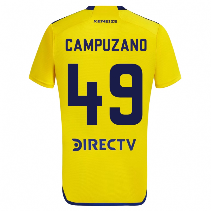 Mulher Camisola Jorman Campuzano #49 Amarelo Alternativa 2023/24 Camisa Brasil