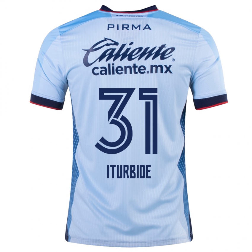 Mulher Camisola Luis Iturbide #31 Céu Azul Alternativa 2023/24 Camisa Brasil