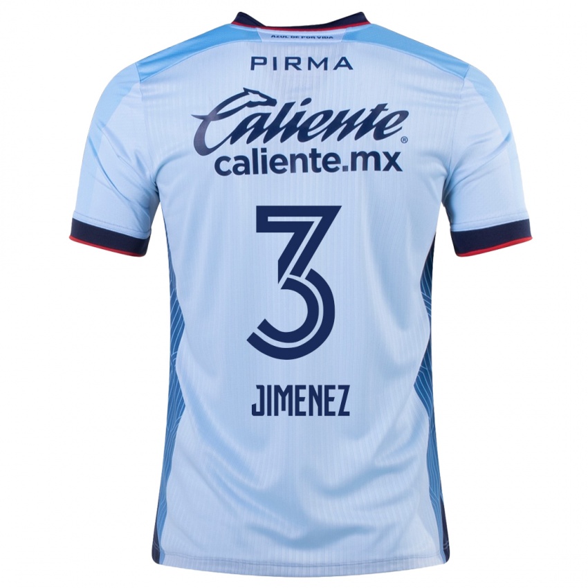 Mulher Camisola Jaiber Jimenez #3 Céu Azul Alternativa 2023/24 Camisa Brasil