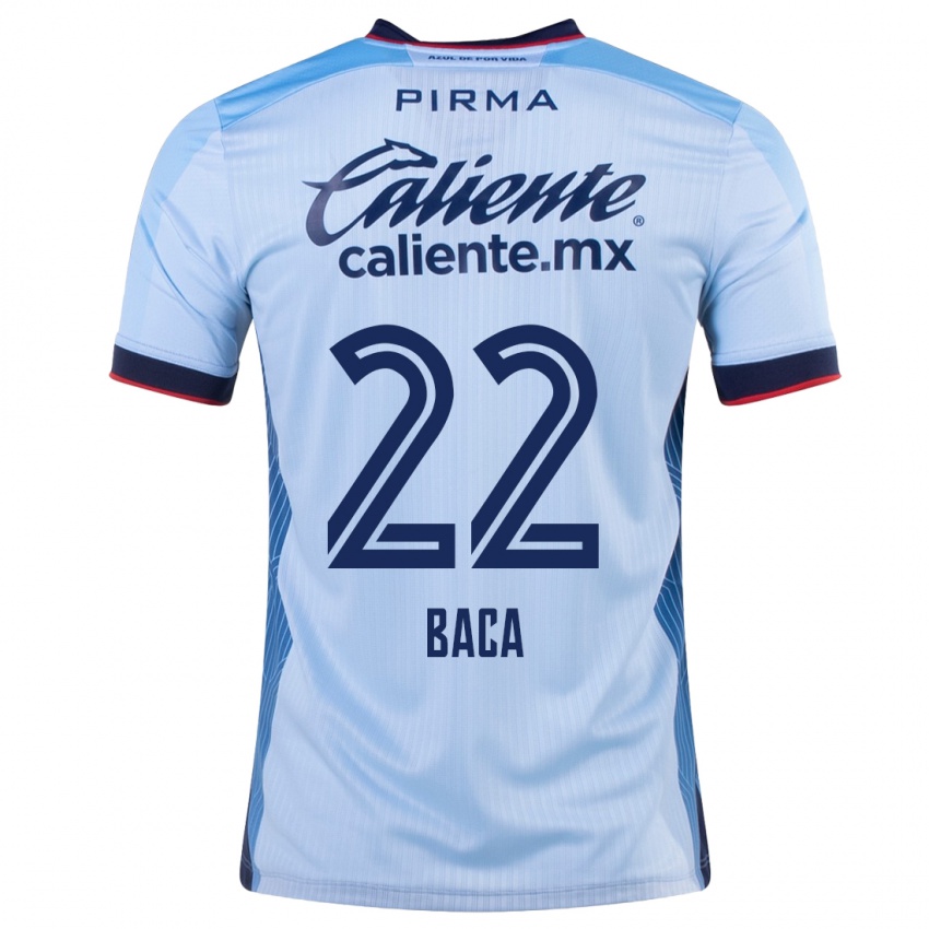 Mulher Camisola Rafael Baca #22 Céu Azul Alternativa 2023/24 Camisa Brasil