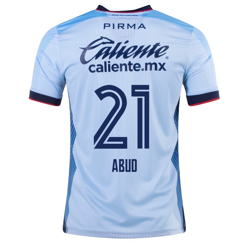 Mulher Camisola Karime Abud #21 Céu Azul Alternativa 2023/24 Camisa Brasil