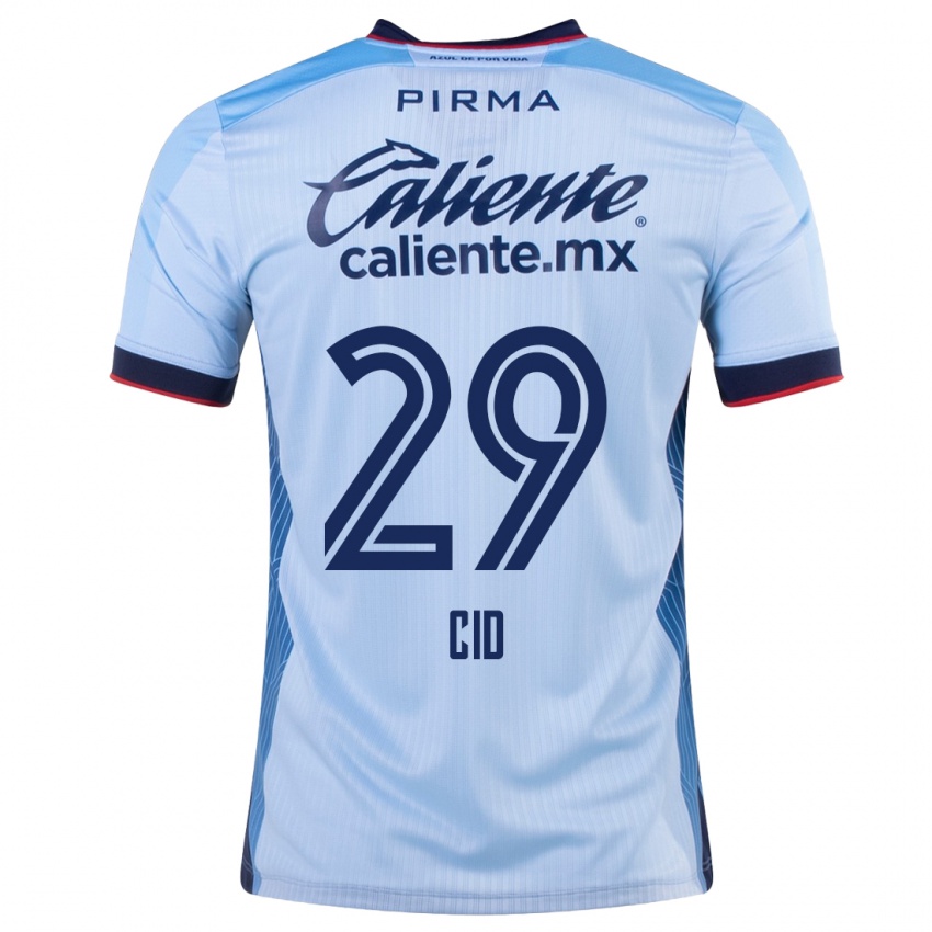 Mulher Camisola Claudia Cid #29 Céu Azul Alternativa 2023/24 Camisa Brasil