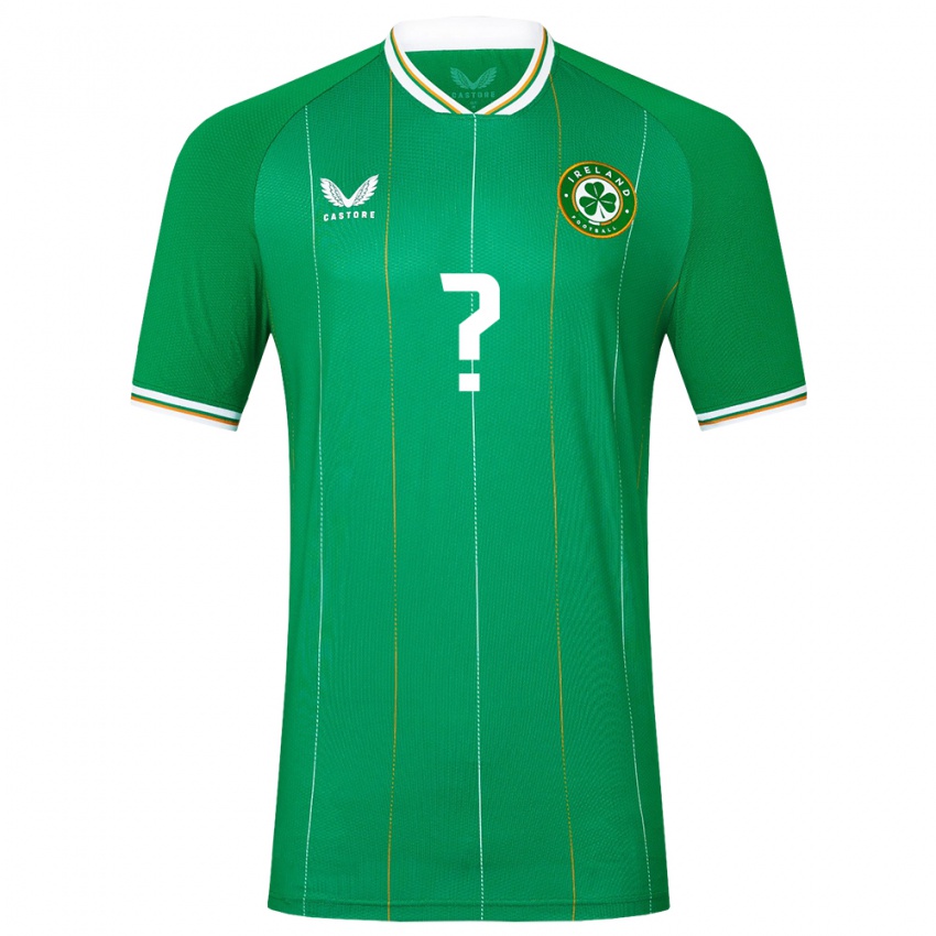 Criança Camisola Irlanda Niall Mcandrew #0 Verde Principal 24-26 Camisa Brasil