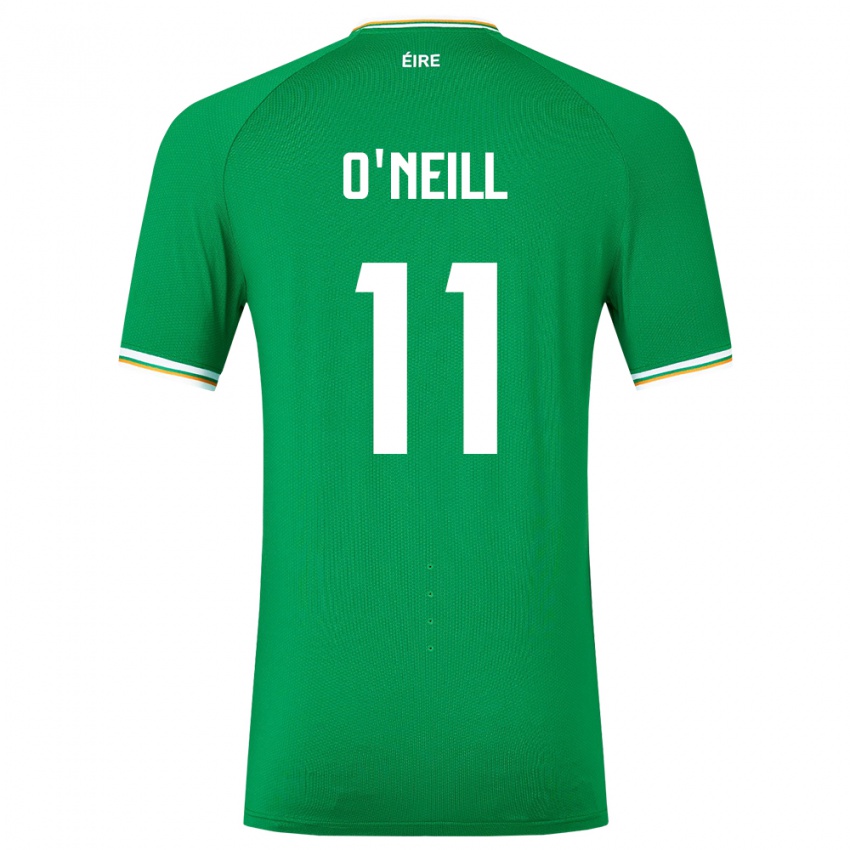 Criança Camisola Irlanda Ollie O'neill #11 Verde Principal 24-26 Camisa Brasil