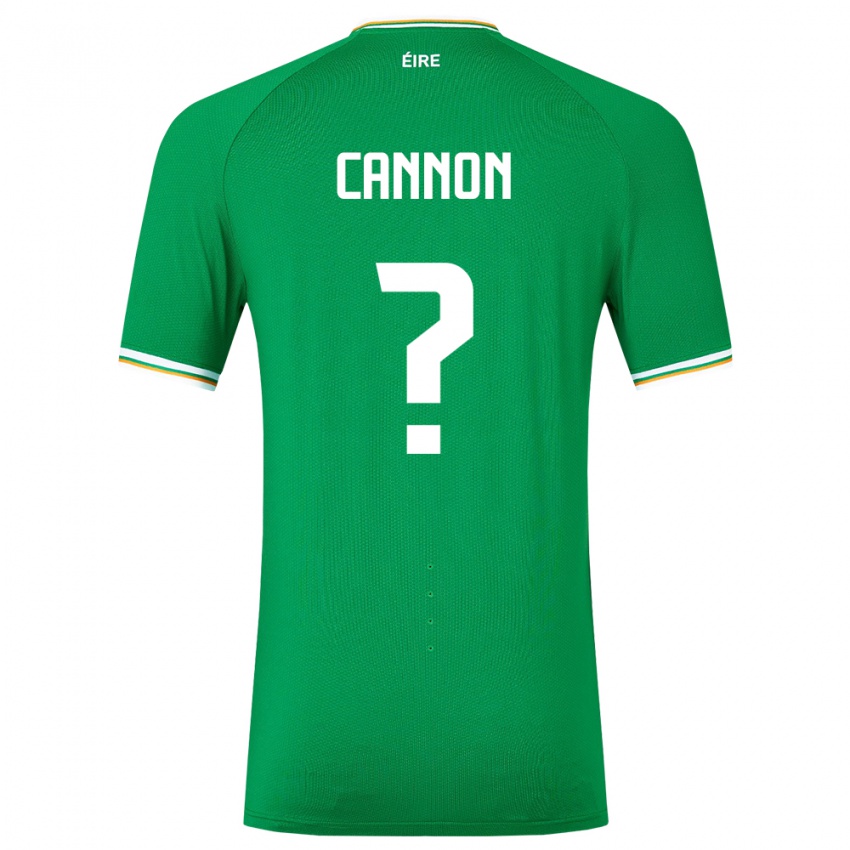 Criança Camisola Irlanda Thomas Cannon #0 Verde Principal 24-26 Camisa Brasil