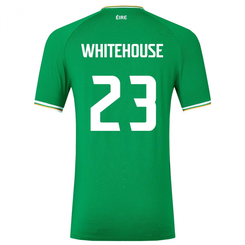 Criança Camisola Irlanda Sophie Whitehouse #23 Verde Principal 24-26 Camisa Brasil