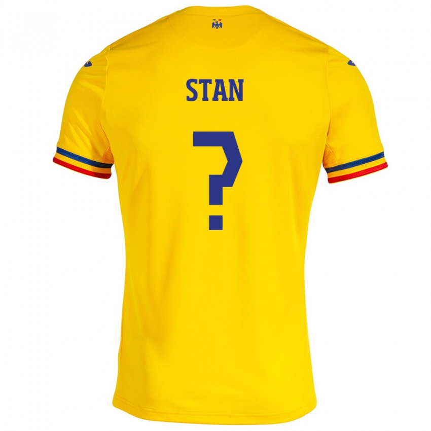 Criança Camisola Romênia Alexandru Stan #0 Amarelo Principal 24-26 Camisa Brasil