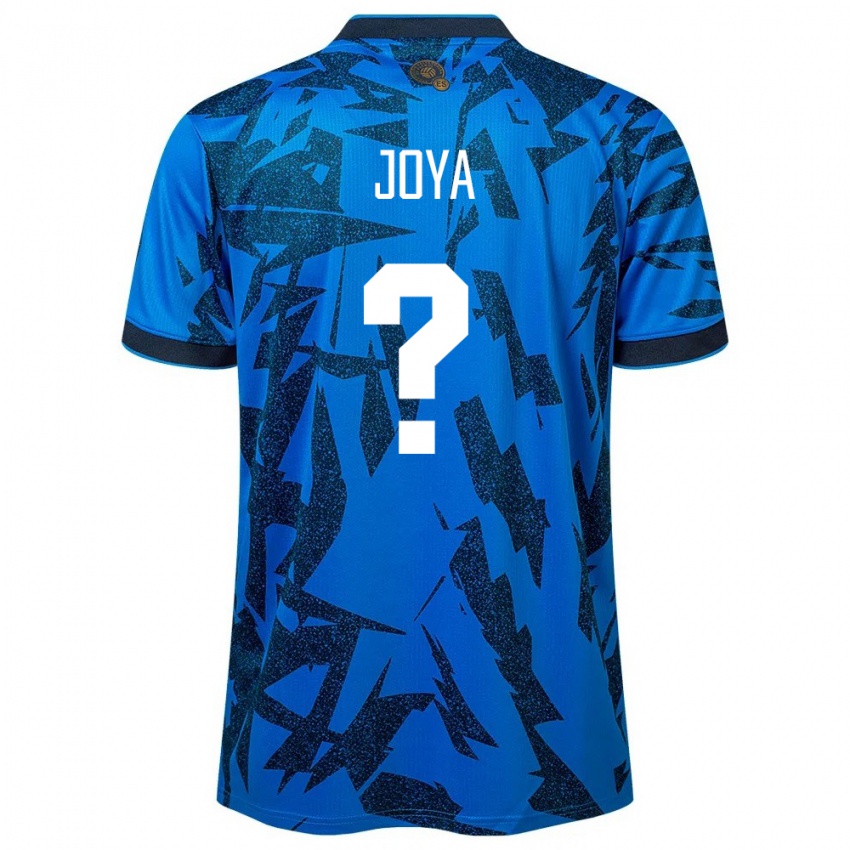 Criança Camisola El Salvador Marlon Joya #0 Azul Principal 24-26 Camisa Brasil