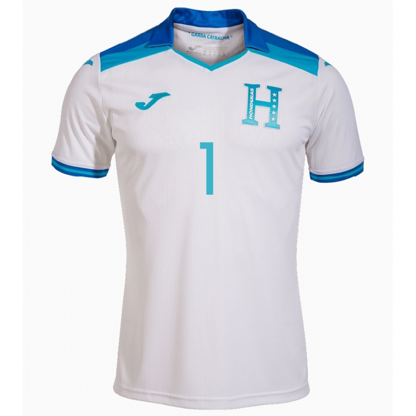 Criança Camisola Honduras Harold Fonseca #1 Branco Principal 24-26 Camisa Brasil