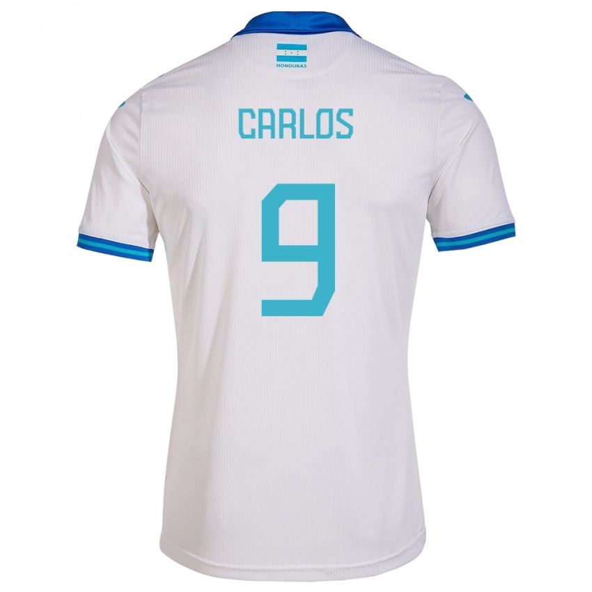 Criança Camisola Honduras Carlos Mejía #9 Branco Principal 24-26 Camisa Brasil