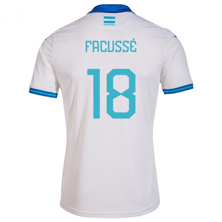 Criança Camisola Honduras Enrique Facussé #18 Branco Principal 24-26 Camisa Brasil