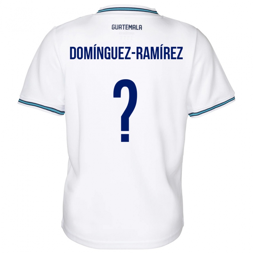 Criança Camisola Guatemala Marco Domínguez-Ramírez #0 Branco Principal 24-26 Camisa Brasil