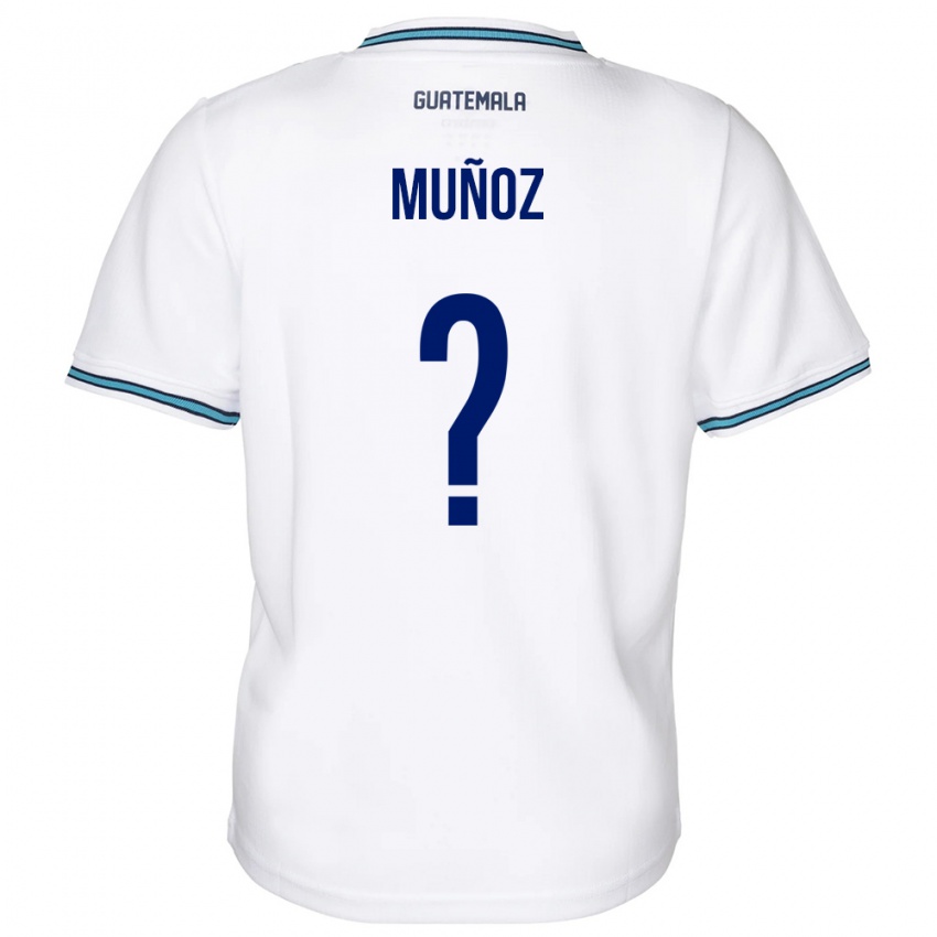 Criança Camisola Guatemala Rudy Muñoz #0 Branco Principal 24-26 Camisa Brasil