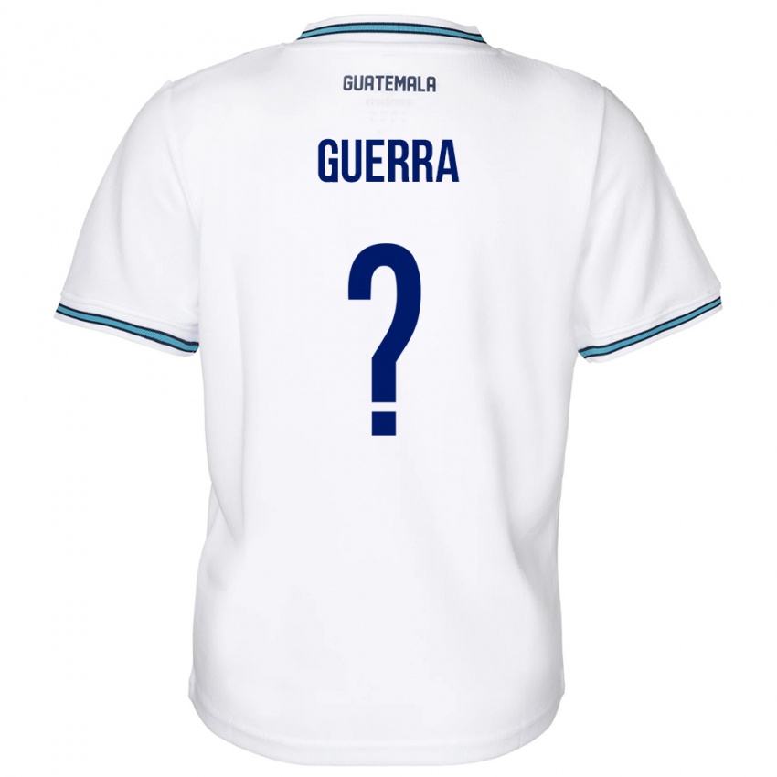 Criança Camisola Guatemala Decarlo Guerra #0 Branco Principal 24-26 Camisa Brasil