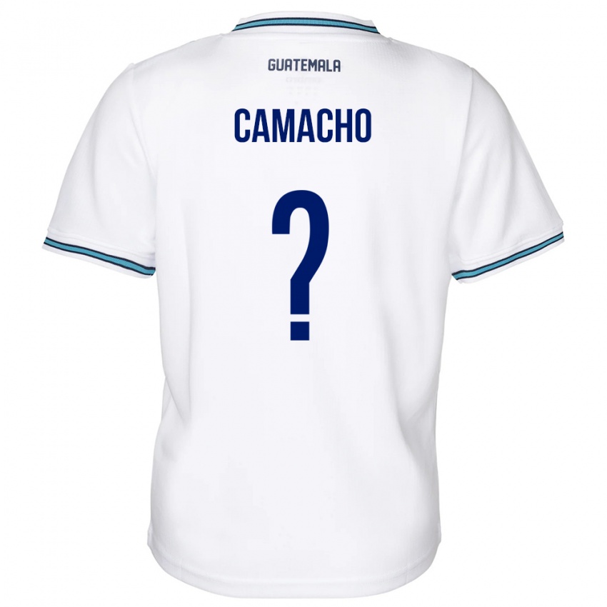 Criança Camisola Guatemala Samuel Camacho #0 Branco Principal 24-26 Camisa Brasil