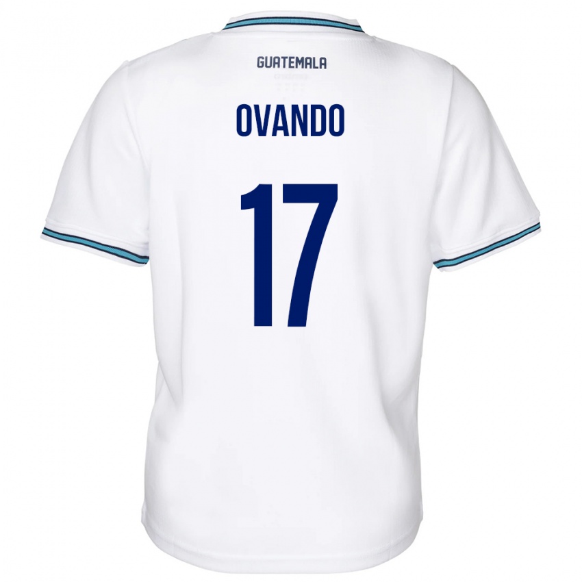 Criança Camisola Guatemala Sandra Ovando #17 Branco Principal 24-26 Camisa Brasil