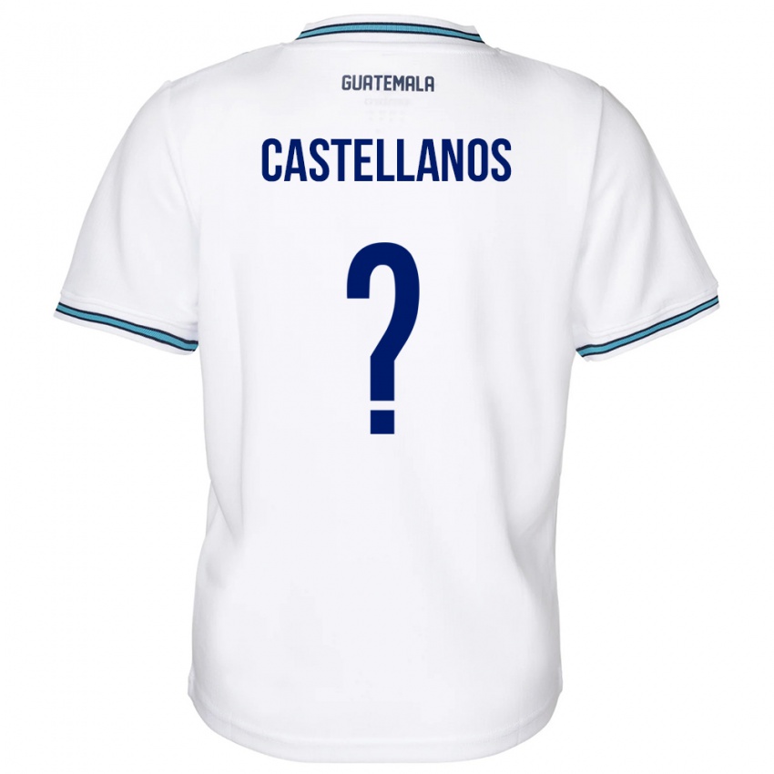 Criança Camisola Guatemala Jezmin Castellanos #0 Branco Principal 24-26 Camisa Brasil