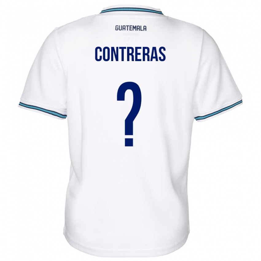 Criança Camisola Guatemala Betzael Contreras #0 Branco Principal 24-26 Camisa Brasil