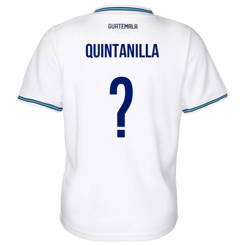 Criança Camisola Guatemala Anayelli Quintanilla #0 Branco Principal 24-26 Camisa Brasil