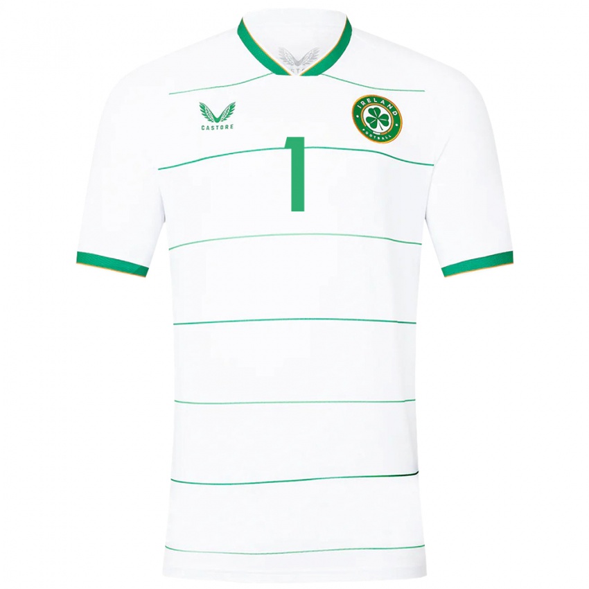 Criança Camisola Irlanda Conor Walsh #1 Branco Alternativa 24-26 Camisa Brasil