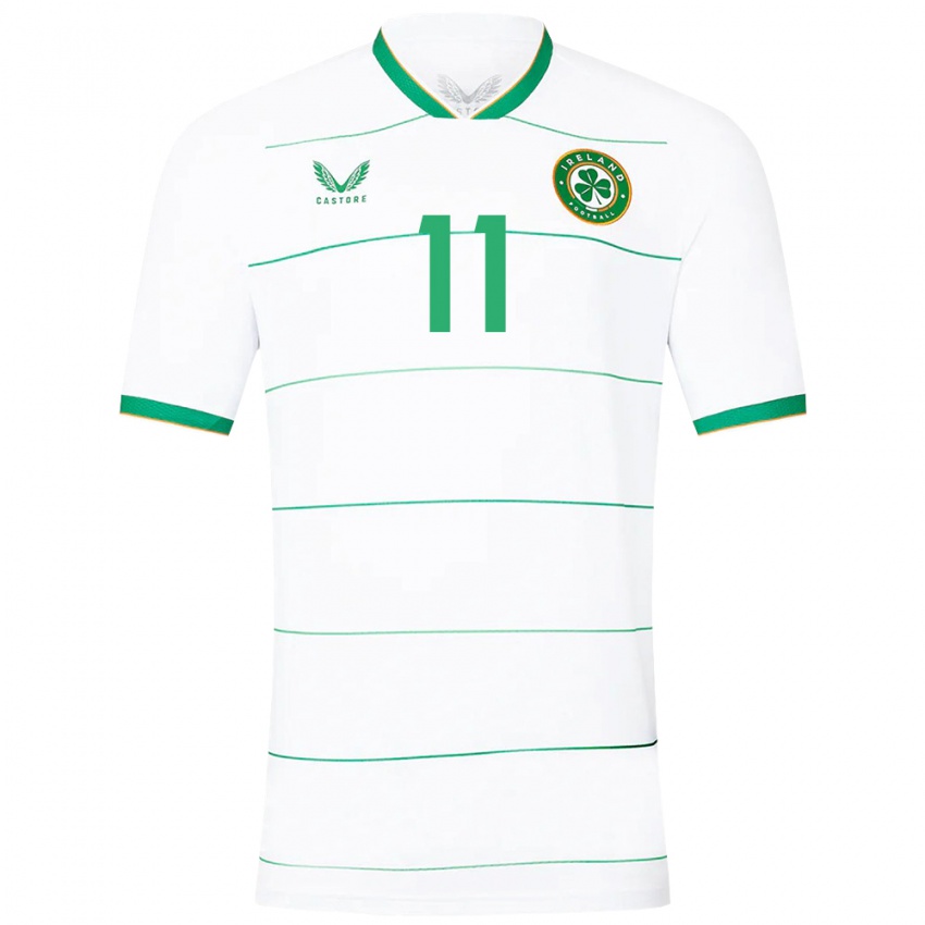 Criança Camisola Irlanda Ike Orazi #11 Branco Alternativa 24-26 Camisa Brasil