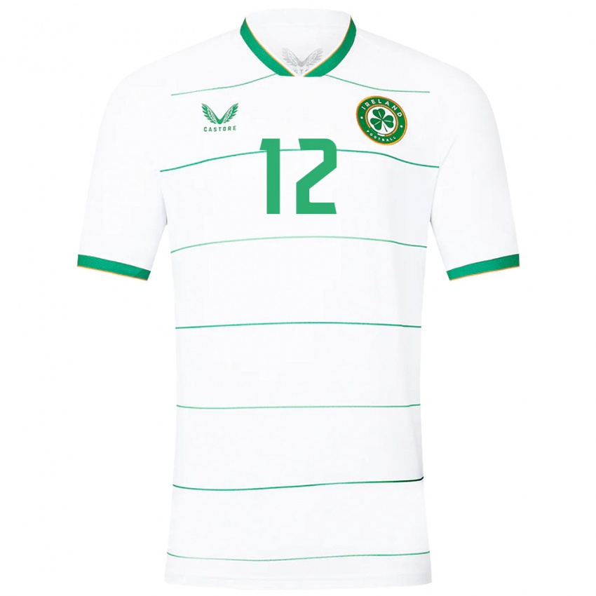 Criança Camisola Irlanda Andrew Omobamidele #12 Branco Alternativa 24-26 Camisa Brasil