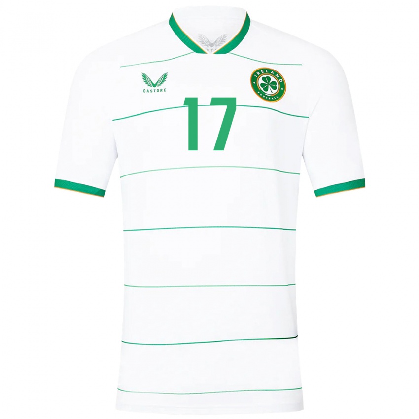 Criança Camisola Irlanda Darius Lipsiuc #17 Branco Alternativa 24-26 Camisa Brasil