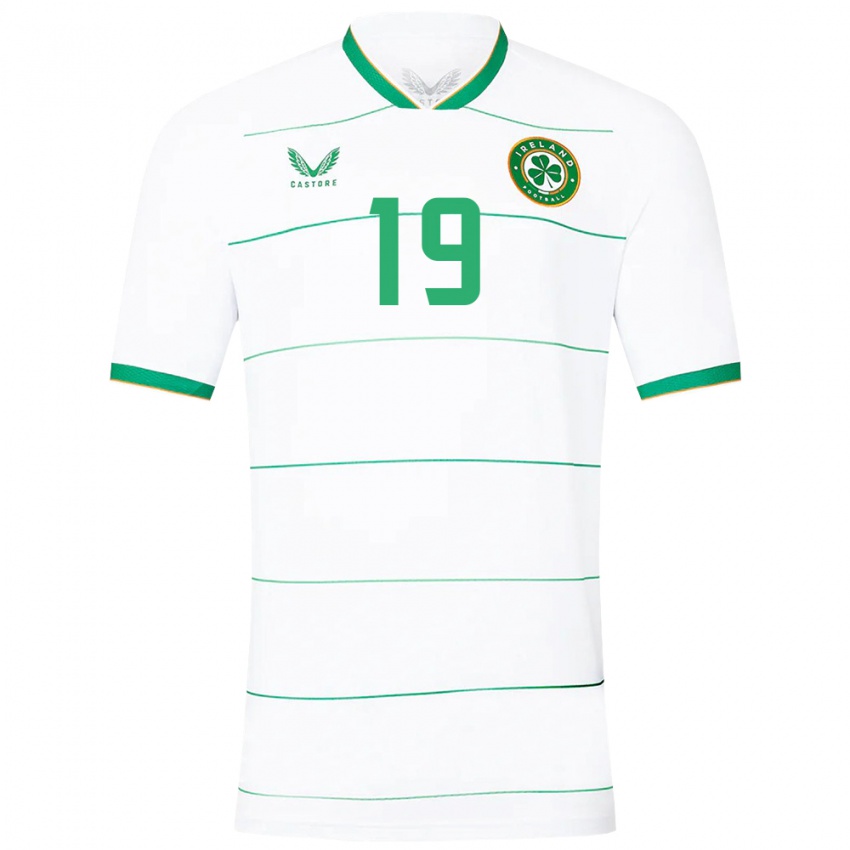 Criança Camisola Irlanda Senan Mullen #19 Branco Alternativa 24-26 Camisa Brasil