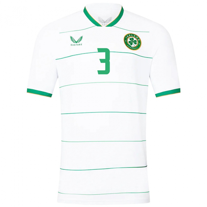 Criança Camisola Irlanda Tayo Adaramola #3 Branco Alternativa 24-26 Camisa Brasil