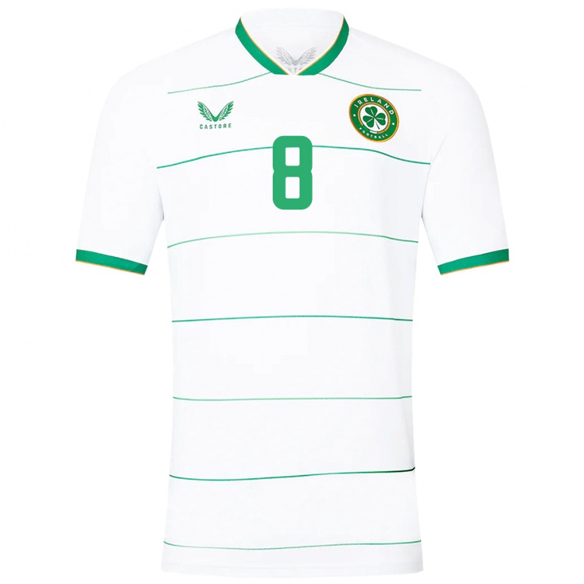 Criança Camisola Irlanda James Mcmanus #8 Branco Alternativa 24-26 Camisa Brasil