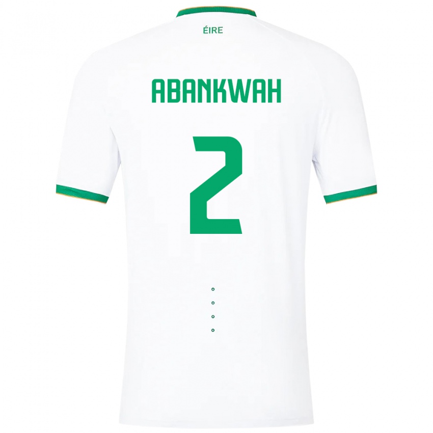 Criança Camisola Irlanda James Abankwah #2 Branco Alternativa 24-26 Camisa Brasil