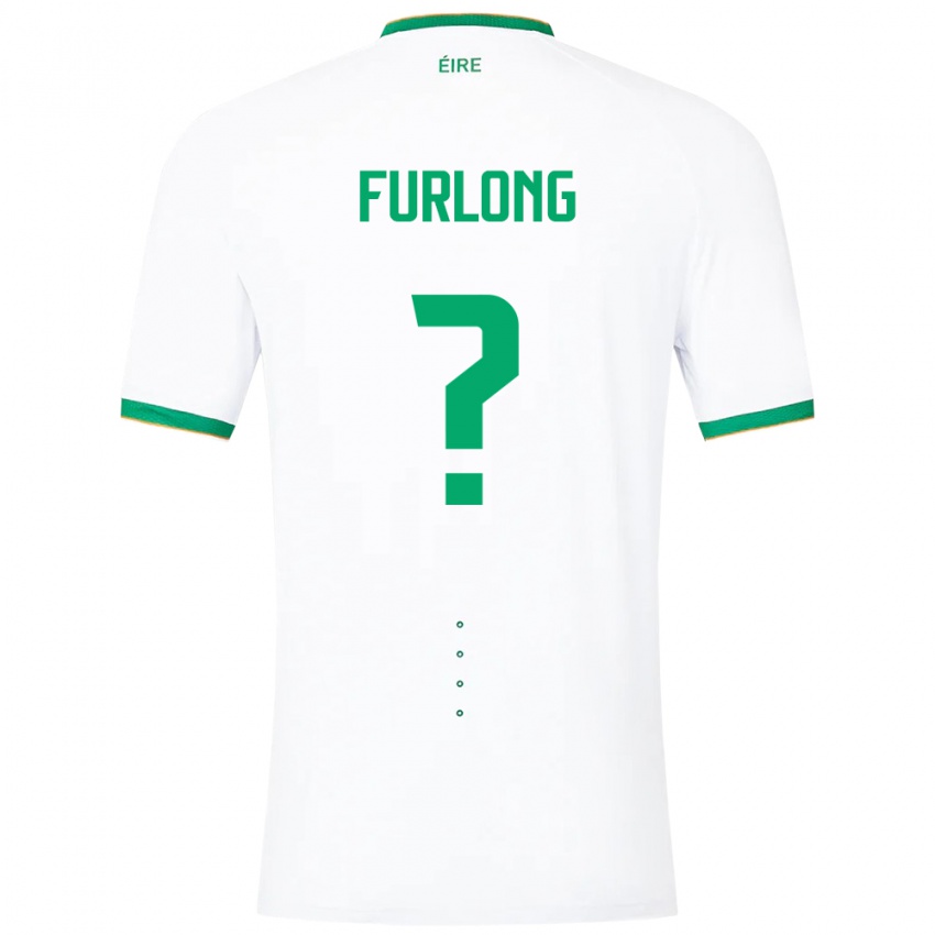 Criança Camisola Irlanda James Furlong #0 Branco Alternativa 24-26 Camisa Brasil