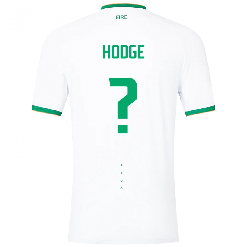 Criança Camisola Irlanda Joe Hodge #0 Branco Alternativa 24-26 Camisa Brasil