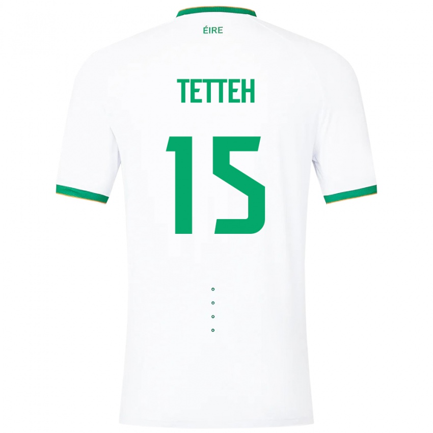 Criança Camisola Irlanda Gideon Tetteh #15 Branco Alternativa 24-26 Camisa Brasil