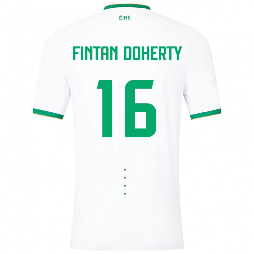 Criança Camisola Irlanda Fintan Doherty #16 Branco Alternativa 24-26 Camisa Brasil